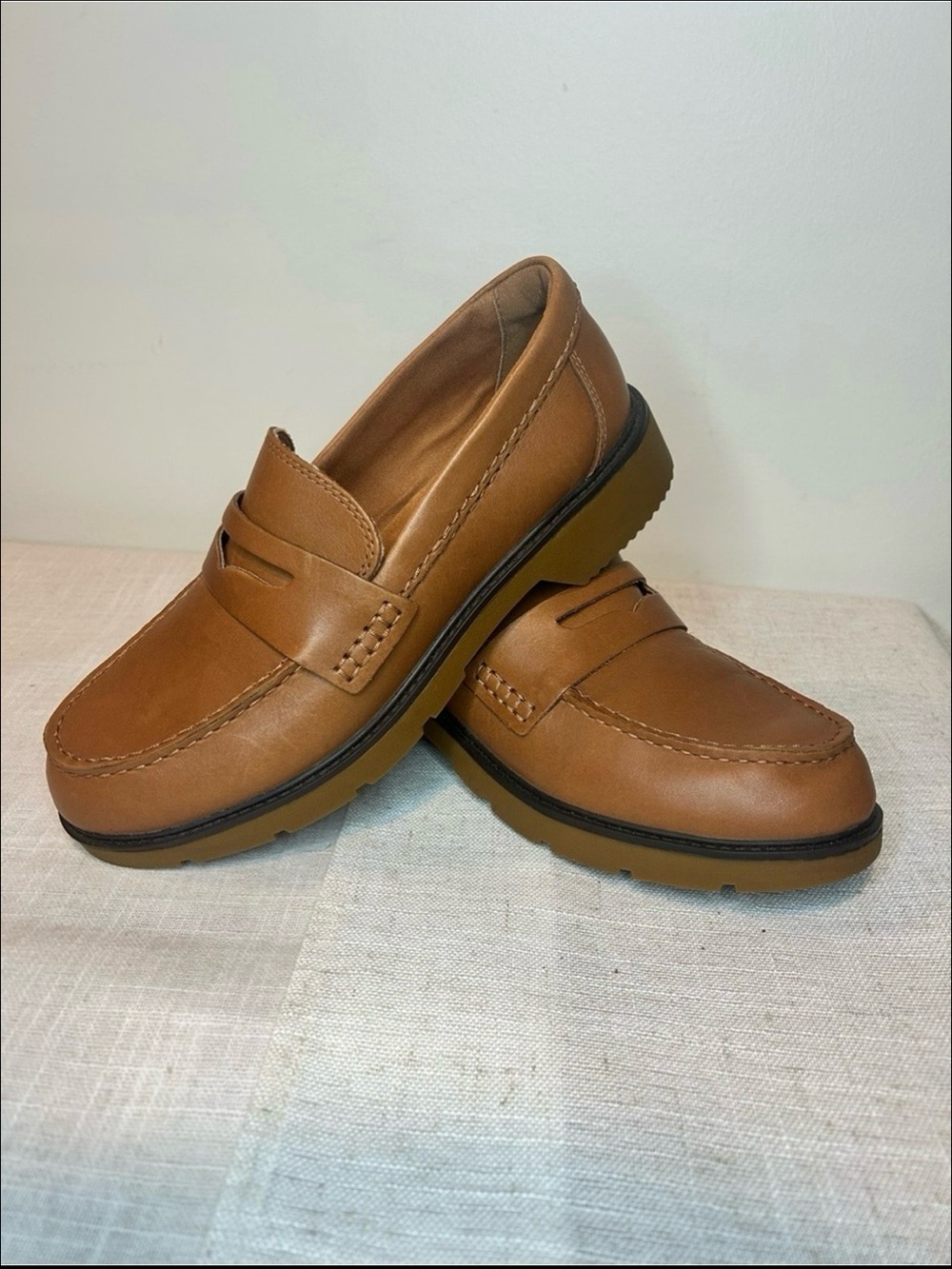 Sperry women’s Classic Penny Loafers in Tan